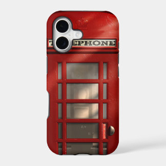 Vintage Phonebox rojo británico