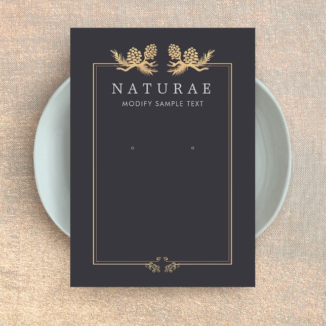 Vintage Pine Cones Earl's Jewelry Display (Subido por el creador)