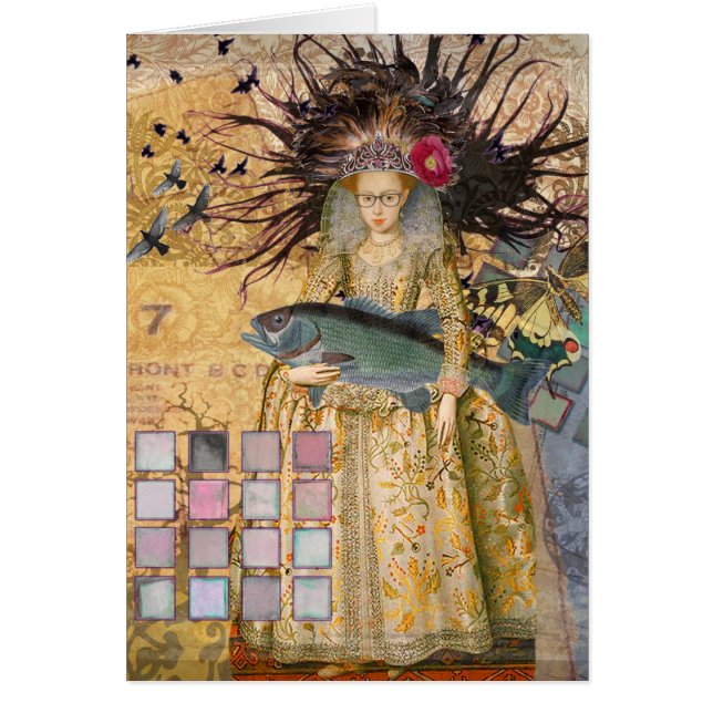 Vintage Pisces Woman Gothic Classic (Frente)
