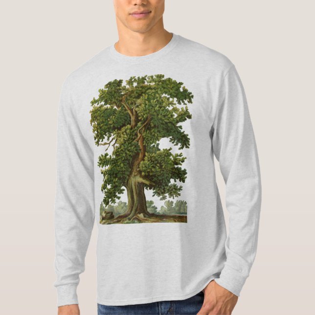Vintage polo de jardinería de roble antiguo (Anverso)
