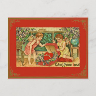 Vintage/postal antigua de la tarjeta del día de
