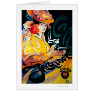 Vintage PosterEurope de Jacqmotte Caf�