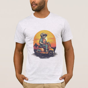 Vintage Puppy Ride una camiseta de Scooper