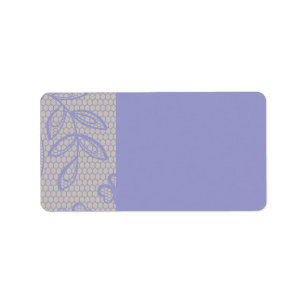 VINTAGE PURPLE LACE Imprimir tu propia etiqueta