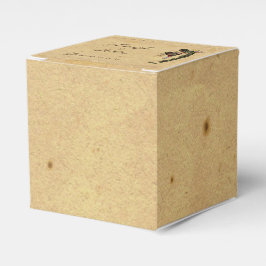 Vintage Quetzal Caja de Favor de Boda de Pájaro