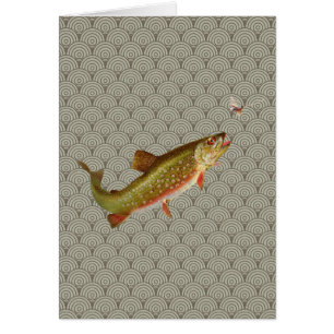 Vintage Rainbow Trout Fly Fishing