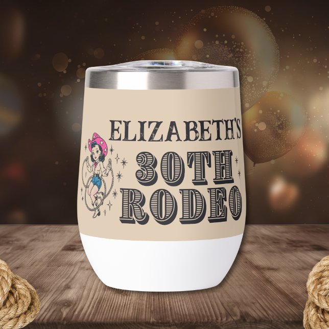 Vintage Retro Cowgirl 30th Birthday Party (Subido por el creador)