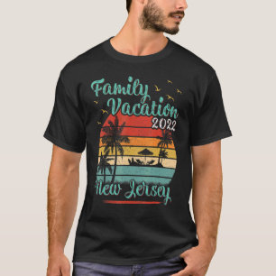 Vintage Retro Family Vacation 2022 New Jersey Beac