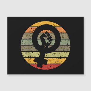 Vintage retro, feminista de los años 80