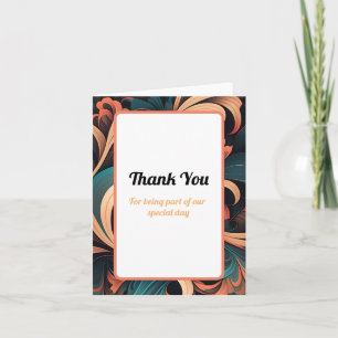 Vintage Retro Floral Gracias
