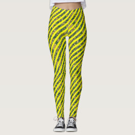VINTAGE RETRO GROOVY AMARILLOS LEGGINGS