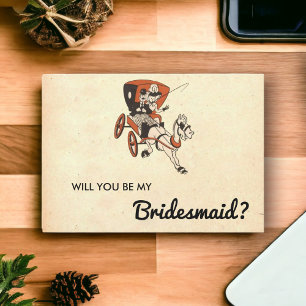 Vintage Retro Mid Century Tarjeta moderna de dama 