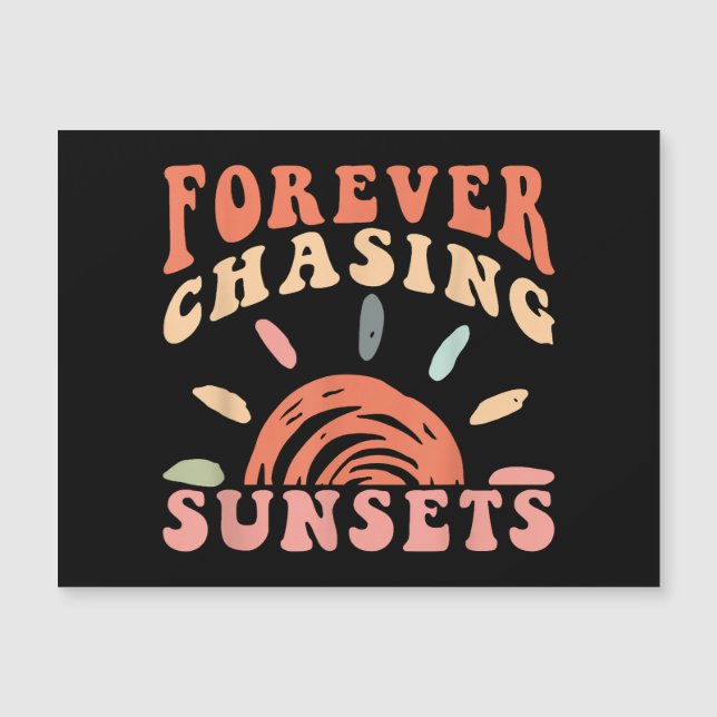 Vintage retro para siempre persiguiendo vacaciones (Anverso)