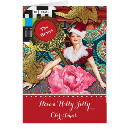 Vintage Retro Xmas Santa