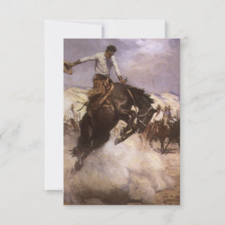 Vintage Rodeo Cowboy, Breezy Riding de WHD Koerner