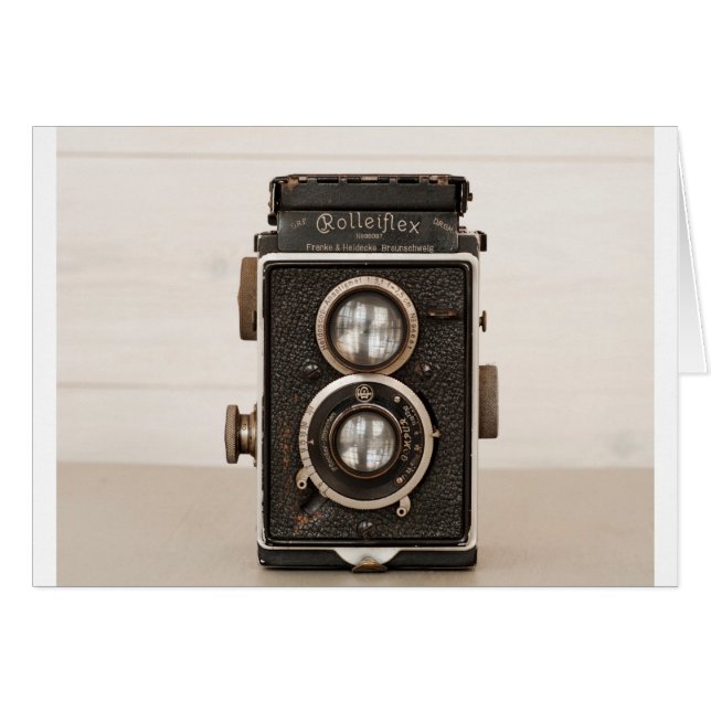 Vintage Rolleiflex Twin Lente cámara (Anverso (Horizontal))