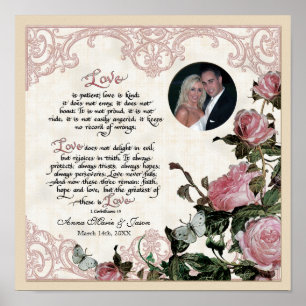 Vintage Rosa Trellis - Arte para enmarcar personal