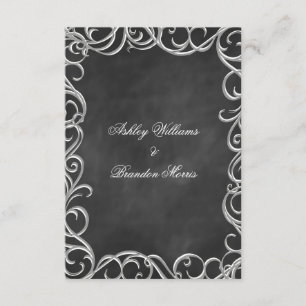 Vintage RSVP gótico