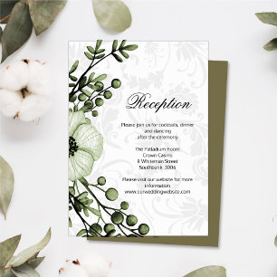 Vintage Sage Green Boho Recepción