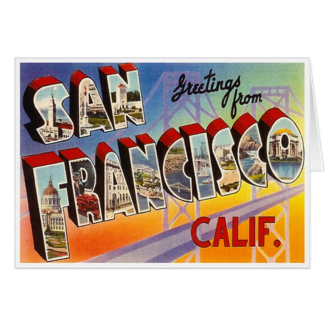 Vintage San Francisco (Anverso (Horizontal))