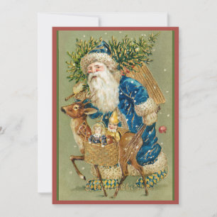 Vintage Santa Claus Feliz Navidad