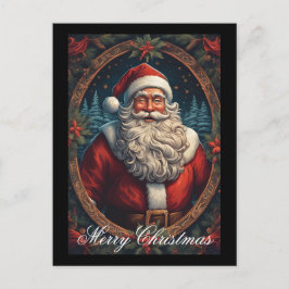 Vintage Santa Claus Holidays Feliz Navidad