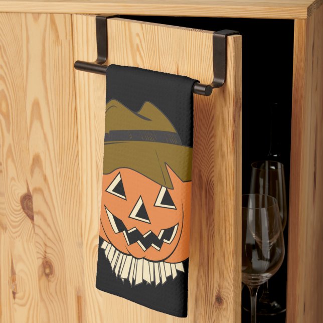 Vintage Scarecrow Kitchen Toalla (Pliegue de tercios)