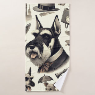 Vintage Schnauzer Seamless