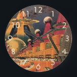 Vintage Science Ficción Futurista City Volador Aut<br><div class="desc">Imagen de ficción de ilustracion de viajes y transporte con historietas clásicas retro de ciencia ficción en un entorno urbano con una ciudad del futuro. Los edificios arquitectónicos tienen forma de conos y los vehículos vuelan en el cielo como pájaros mientras las multitudes se mueven a través de la metrópolis....</div>