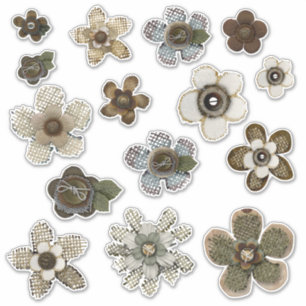 Vintage Scrapbook Pegatinas Vintage Ephemera