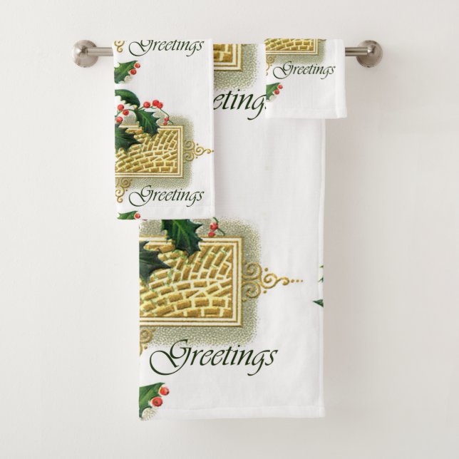 Vintage Seasons Greetings Navidades (In situ)