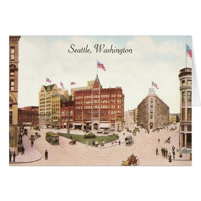 Vintage Seattle (Anverso (Horizontal))