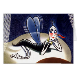 Vintage Señora Malaria Mosquito