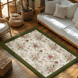 Vintage shabby chic floral polvoriento rosado marf