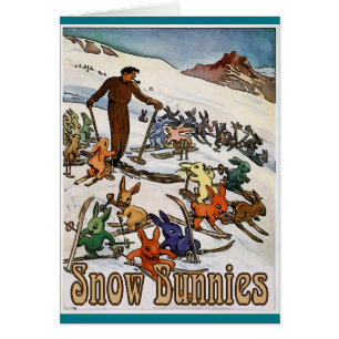 Vintage Snow Bunnies