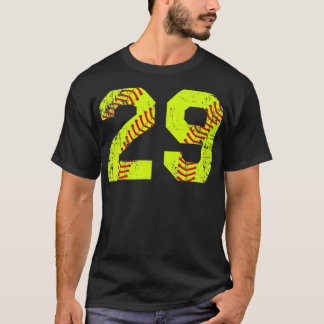 Vintage Softball 29 Jersey Número