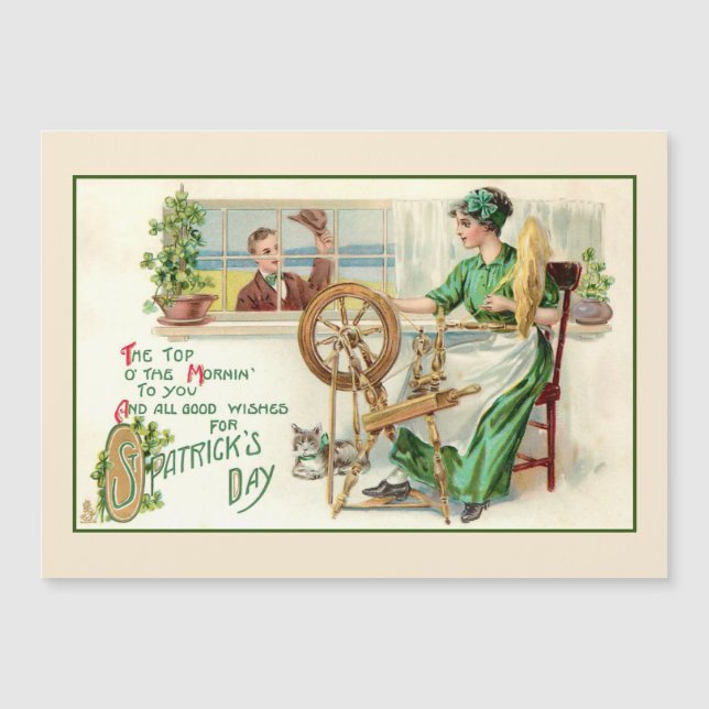 Vintage St. Patrick's Day Greeting (Anverso)