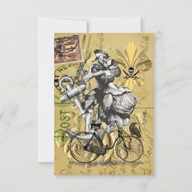 Vintage steampunk pirata (Anverso)