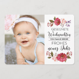 Vintage-Strauß Urlaub Foto-Gruß