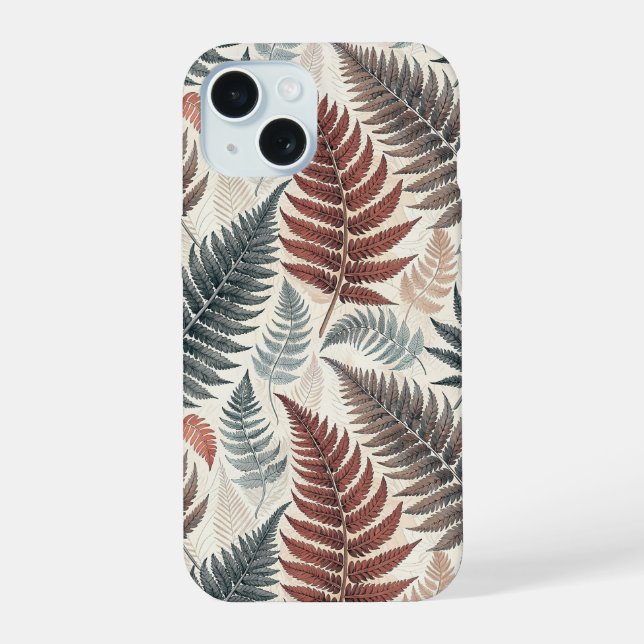 Vintage-style botanical fern leaves (Reverso )