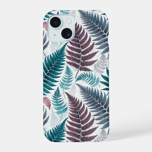 Vintage-style botanical fern leaves (Reverso )