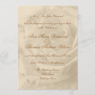 Vintage subió casando invitaciones