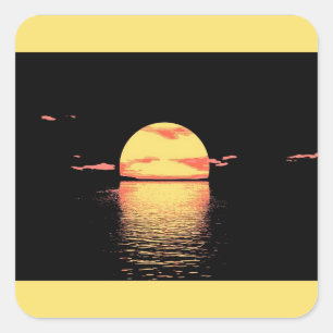 Vintage Sunset - Pegatinas