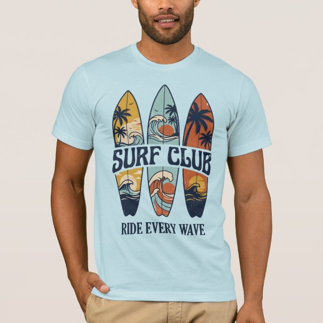 Vintage Surf Club | Camiseta de Surf (Anverso)