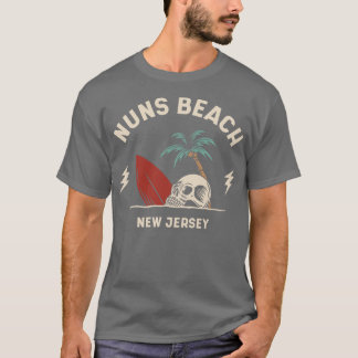 Vintage Surfing Nuns Beach New Jersey Retro Surf S
