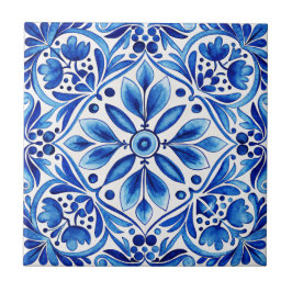 Vintage Talavera Azulejo azulejos azules favores d