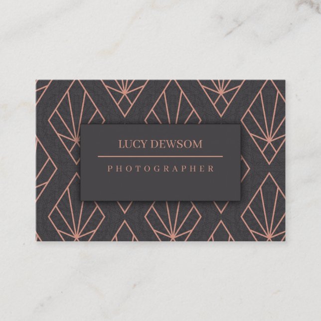 Vintage - Tarjeta de visita doble (Anverso)