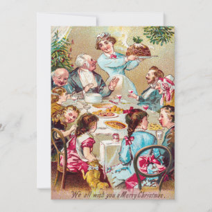 Vintage Todos te deseamos una Feliz Navidad