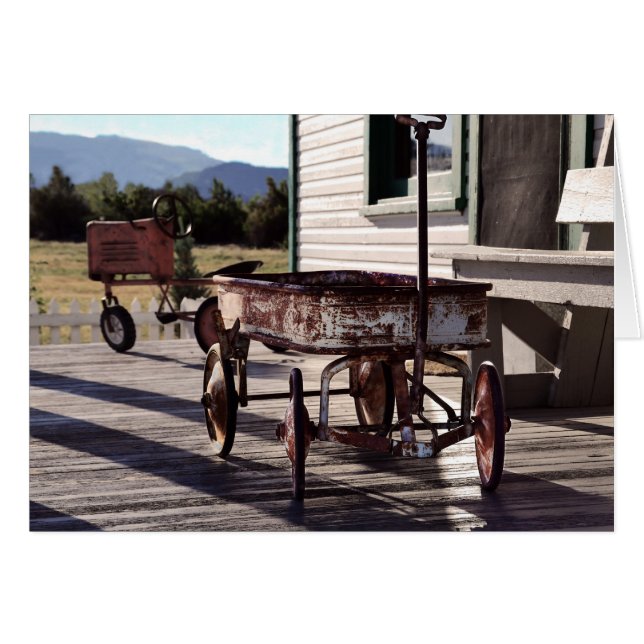 Vintage Toy Wagon (Anverso (Horizontal))