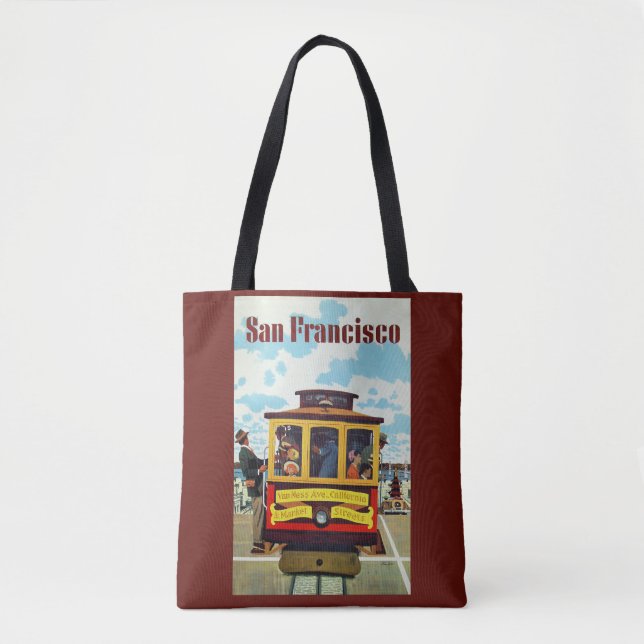 Vintage Travel San Francisco bolsas USA (Anverso)